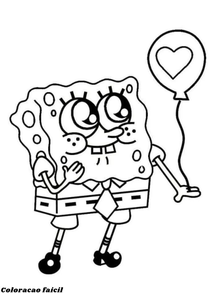 desenhos para colorir do bob esponja