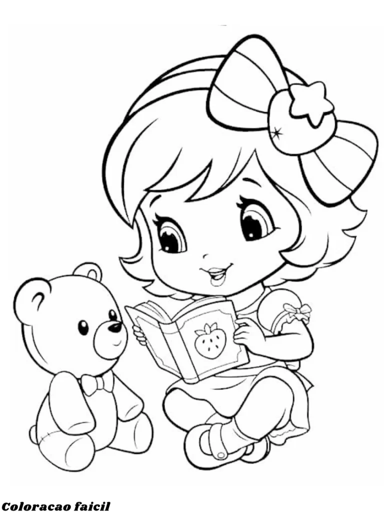 moranguinho para colorir