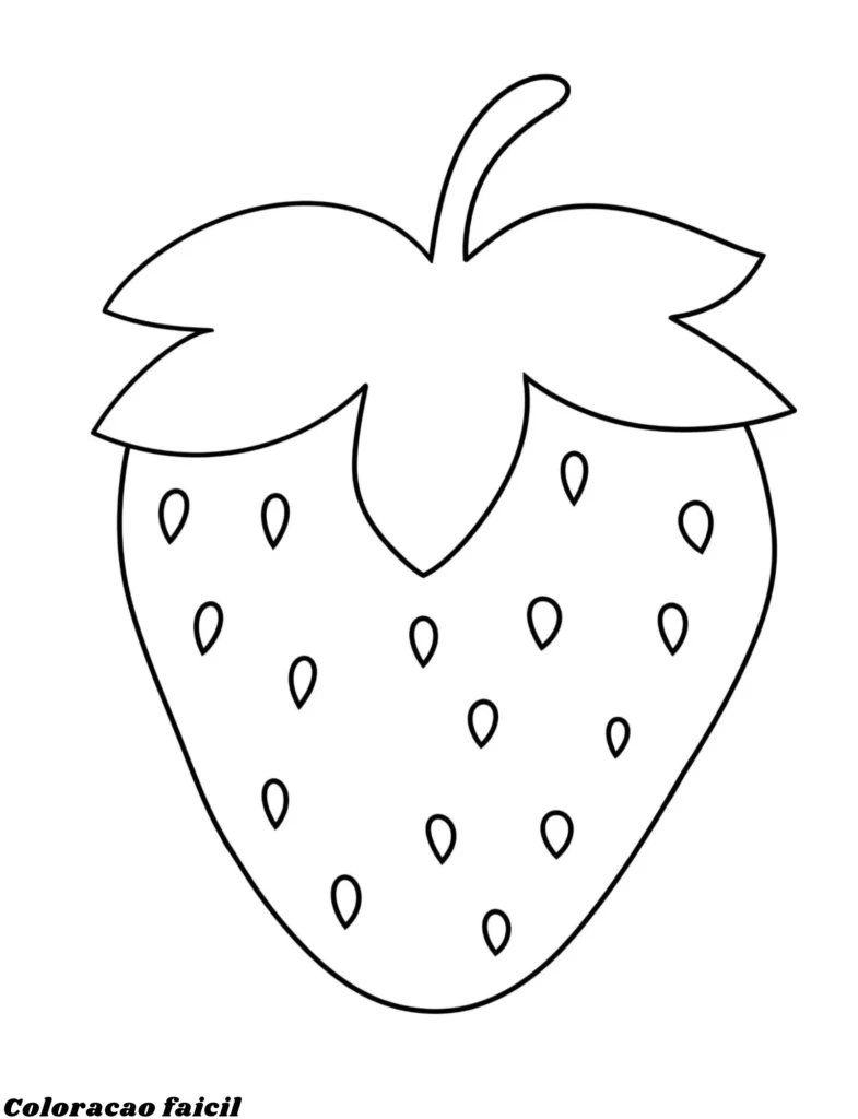 frutas para colorir e imprimir