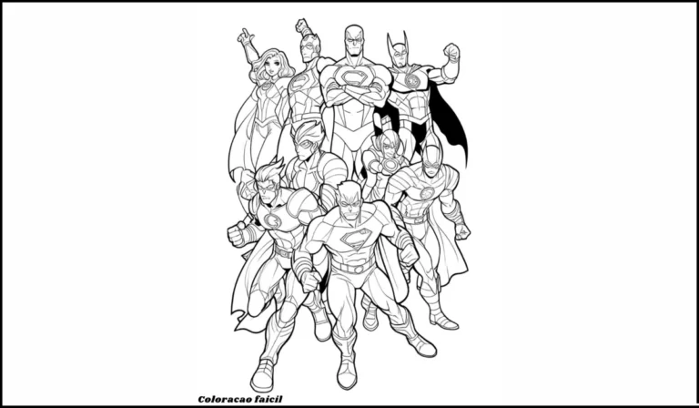 vingadores colorir