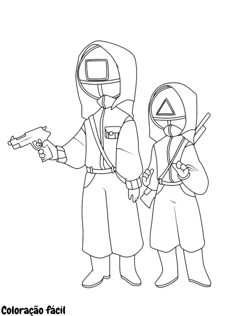 desenhos de round 6