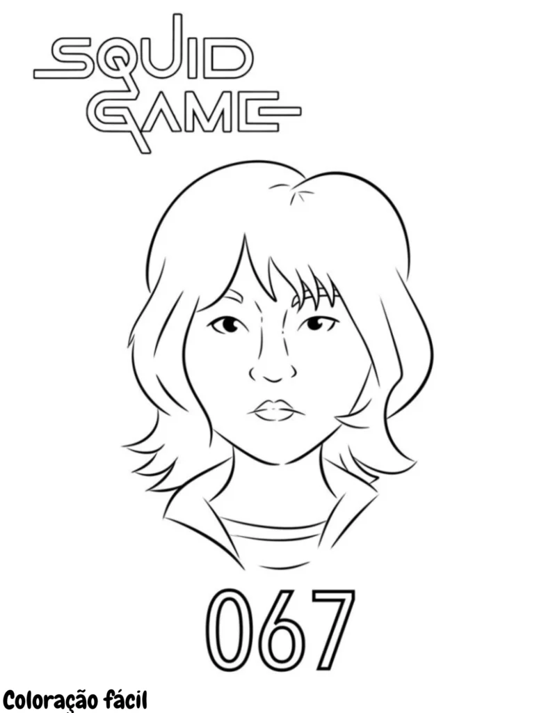 round 6 desenho para colorir