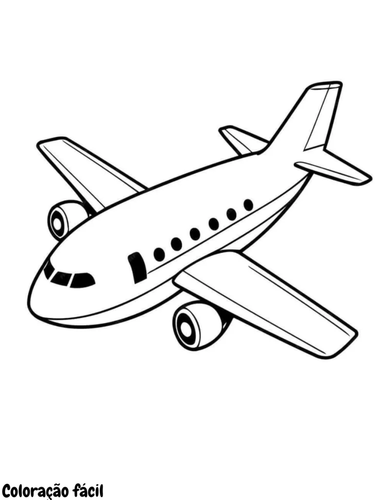 aviões colorir