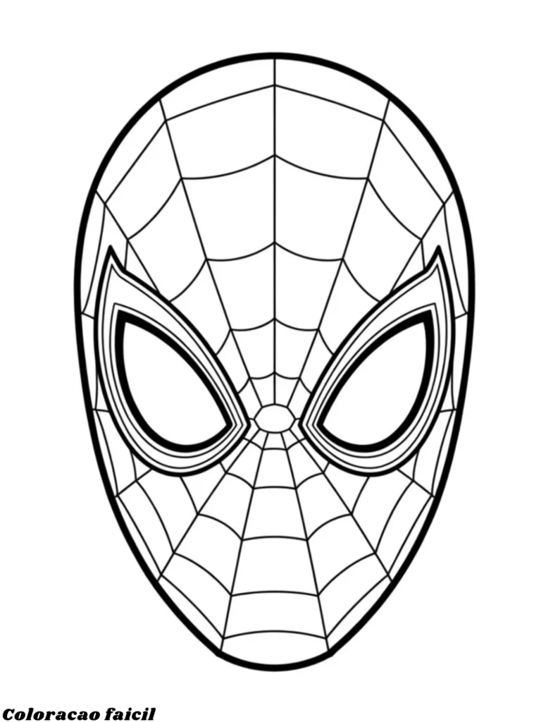 desenho do homem-aranha