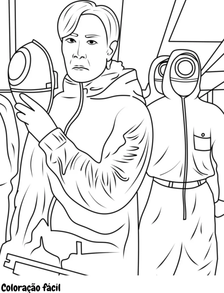 round 6 para colorir e imprimir