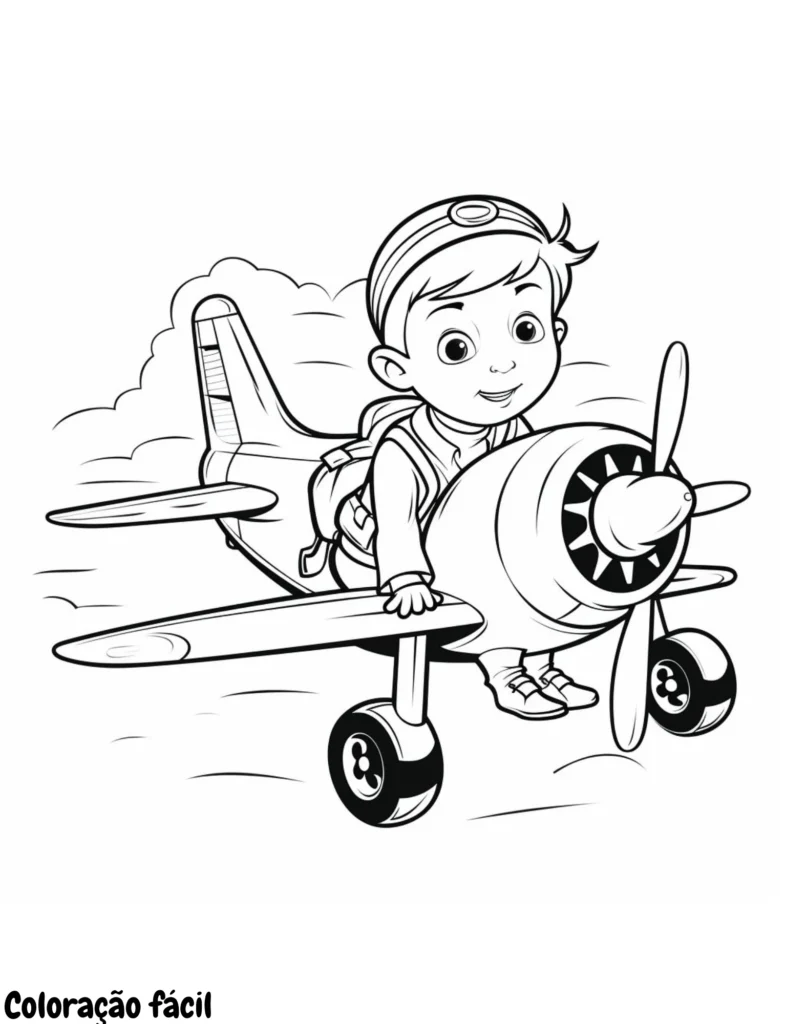 aviao para imprimir