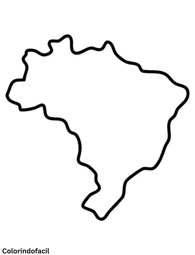 mapa do brasil branco