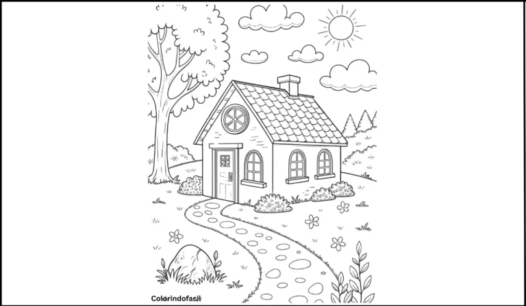 dibujos de primavera para colorear