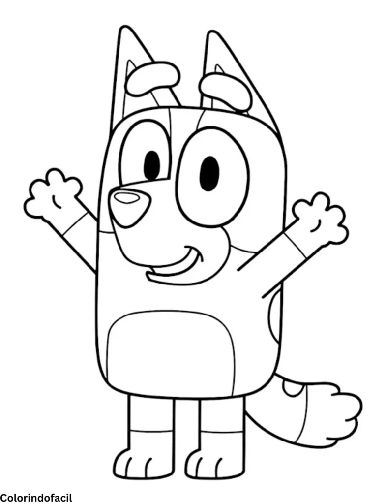 desenhos de bluey para imprimir e colorir