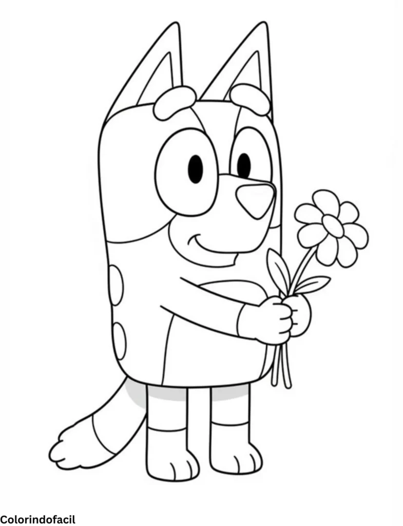 desenhos de bluey para imprimir e colorir