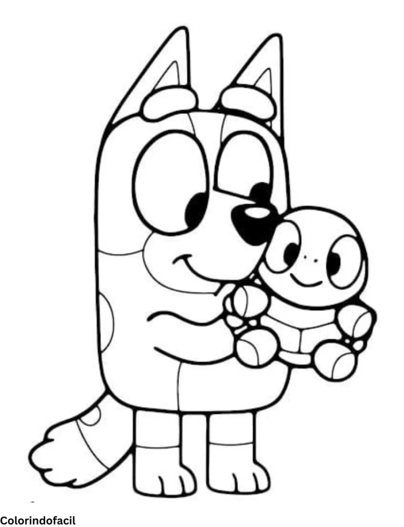 desenhos de bluey para imprimir e colorir
