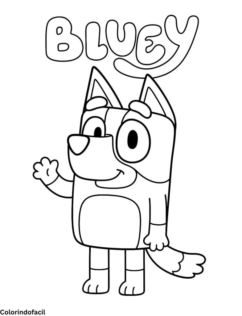 desenhos de bluey para imprimir e colorir