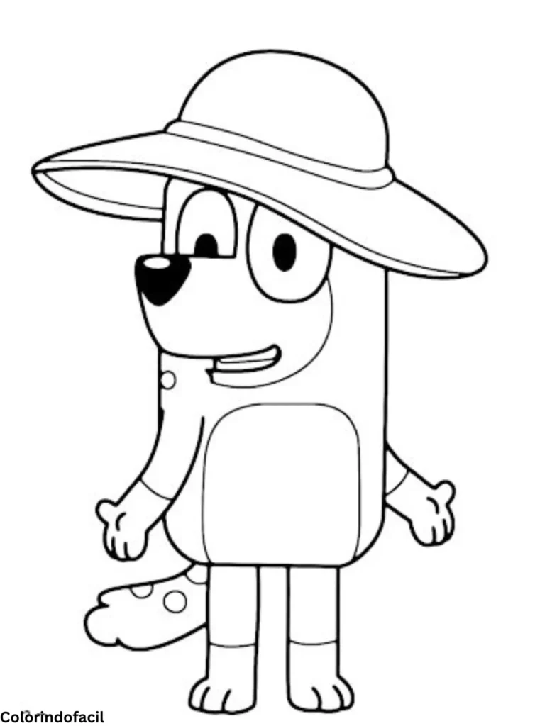 desenhos de bluey para imprimir e colorir