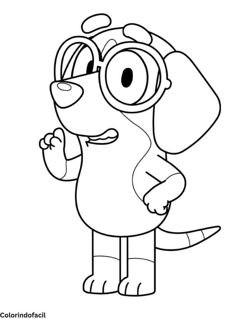 desenhos de bluey para imprimir e colorir