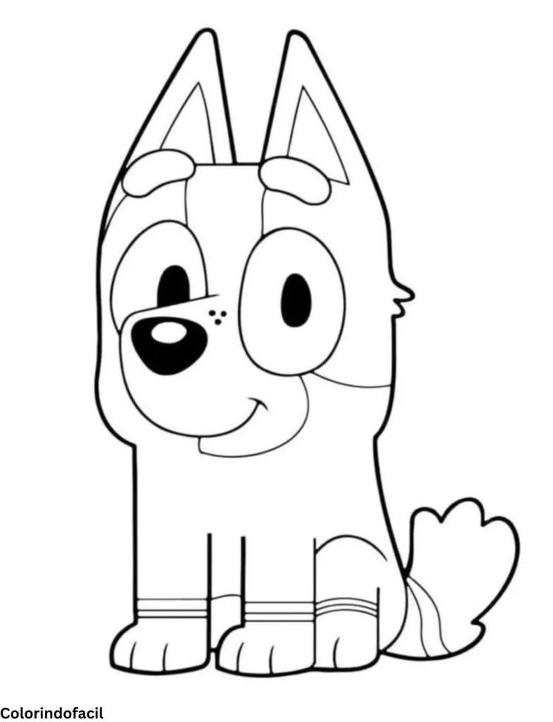 desenhos de bluey para imprimir e colorir