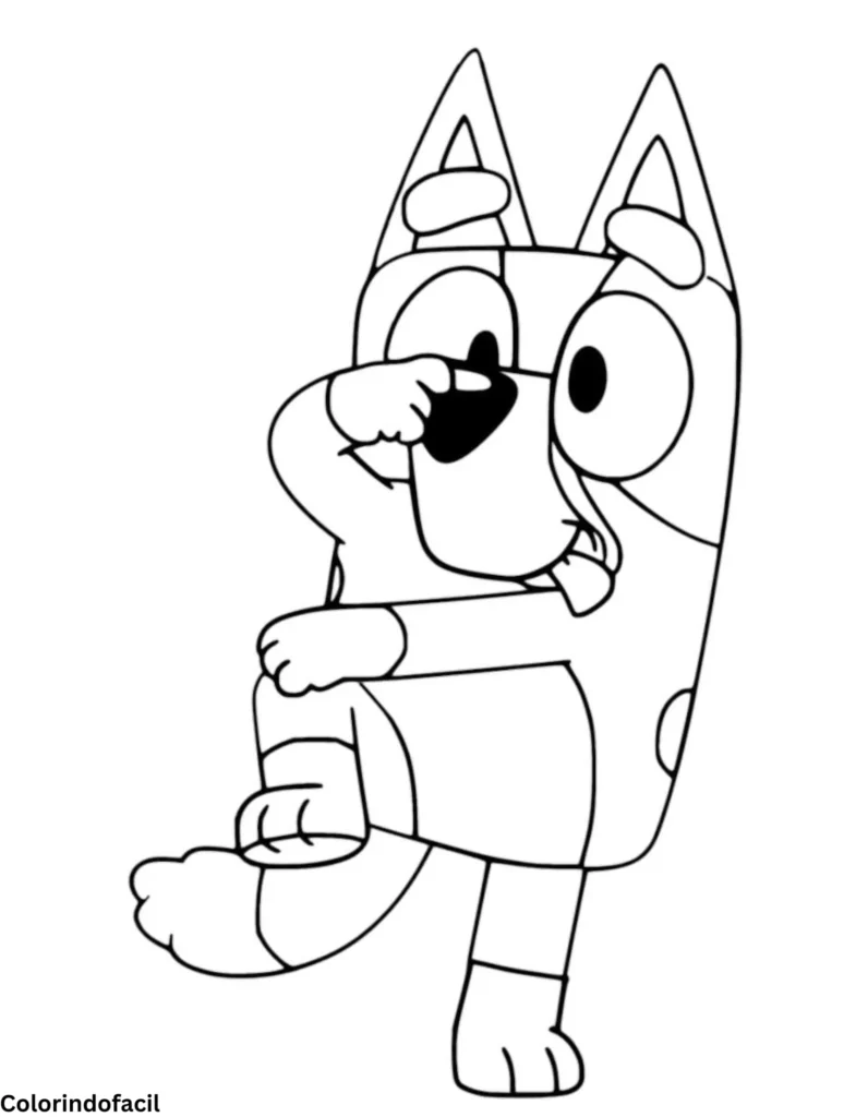 desenhos de bluey para imprimir e colorir