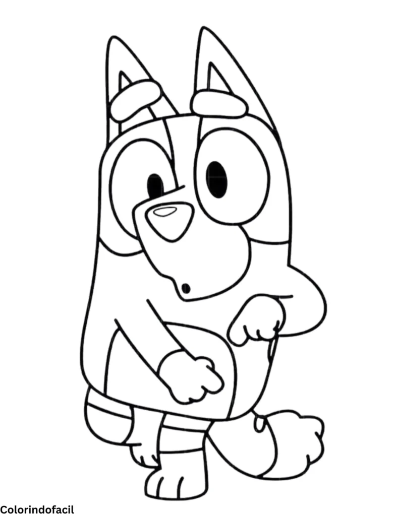 desenhos de bluey para imprimir e colorir