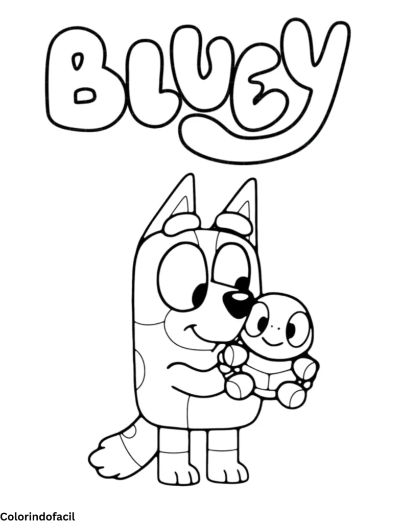 desenhos de bluey para imprimir e colorir