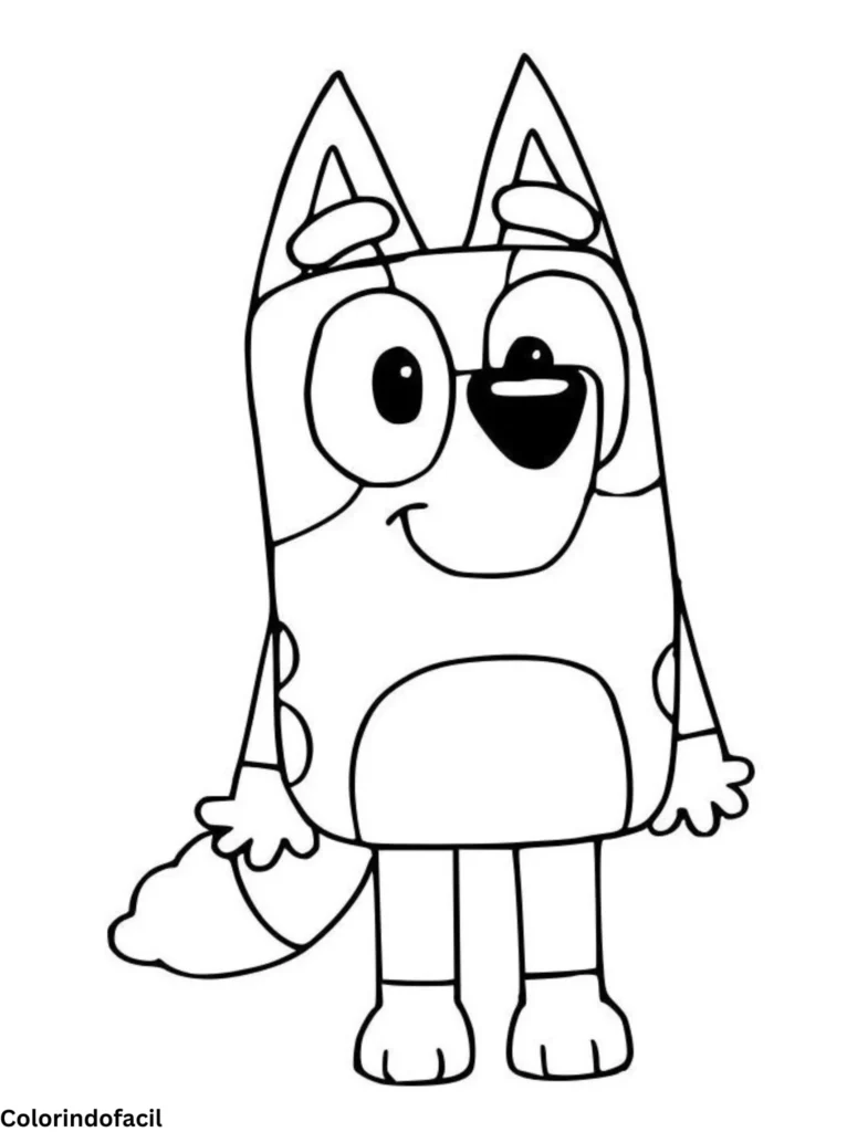 desenhos de bluey para imprimir e colorir