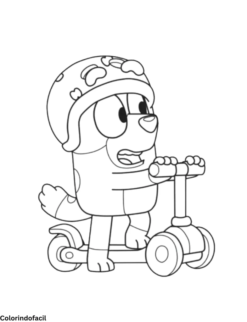 desenhos de bluey para imprimir e colorir