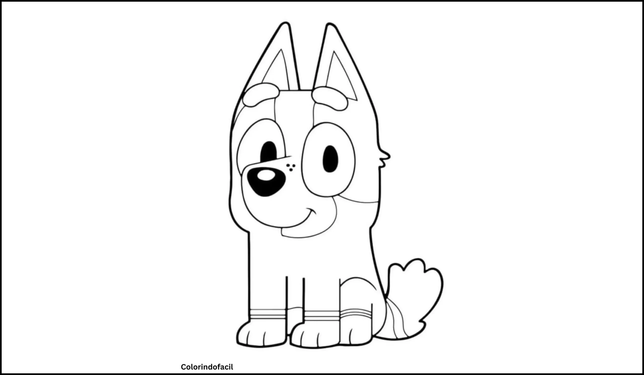desenhos de bluey para imprimir e colorir